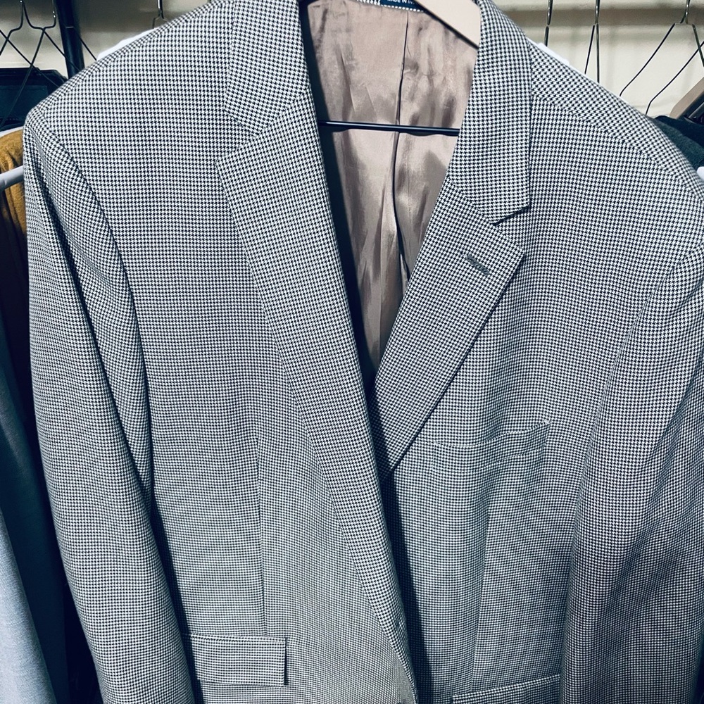 Michael Kors 48R Houndstooth Blazer